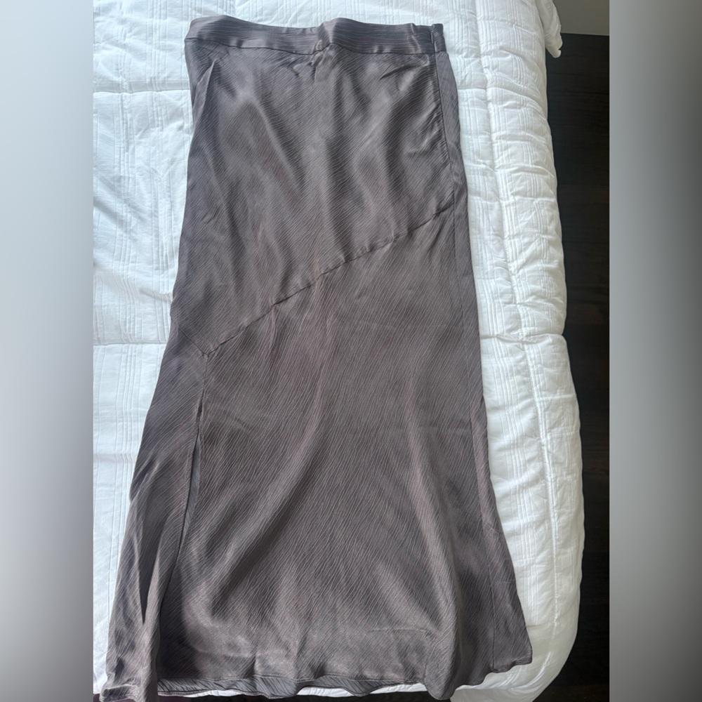 Anthropologie Brown Maxi Skirt